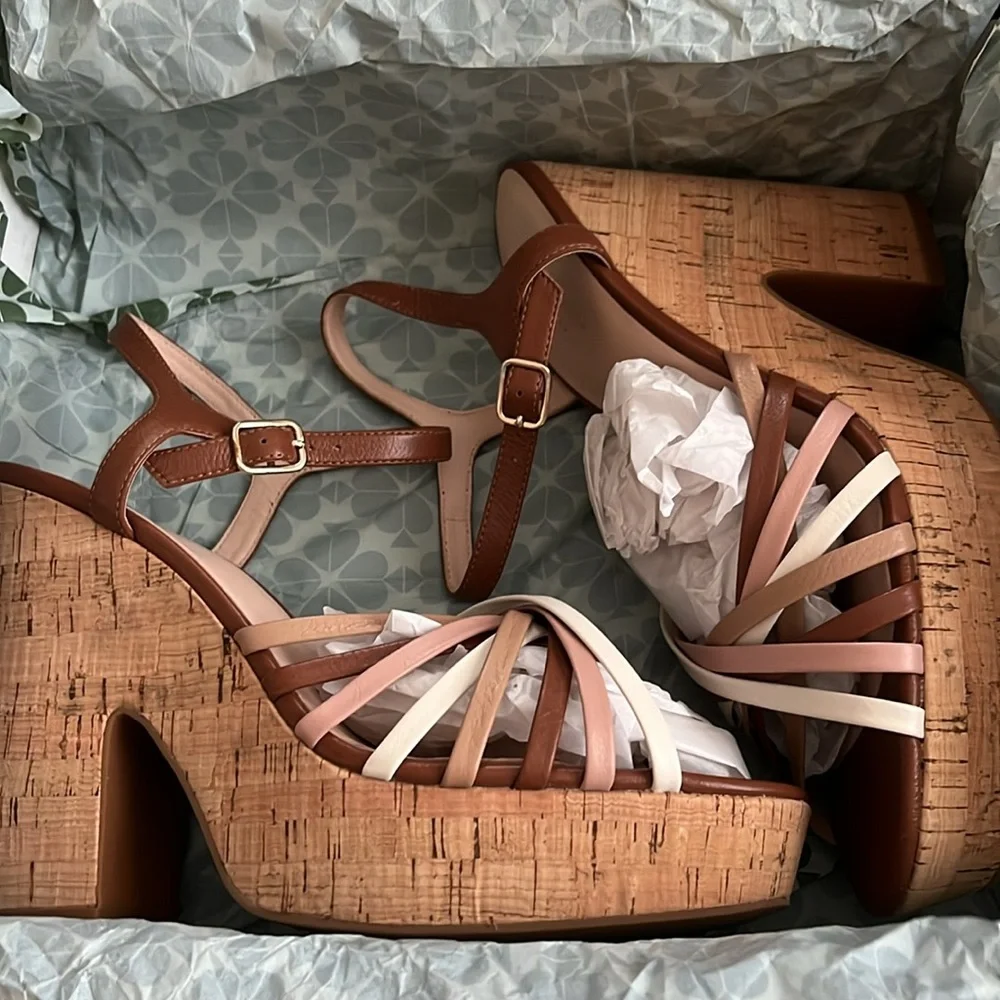 🆕 Kate Spade ♠️ Glow platform Sandals